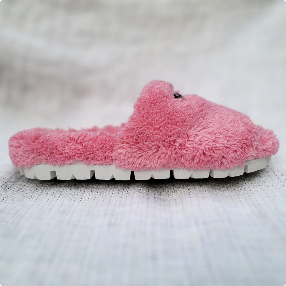 Pink Prada Terry Cloth Slipper Slides – EXTRALIGHT sole